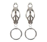 Taboom Butterfly Clamps with Ring Silver