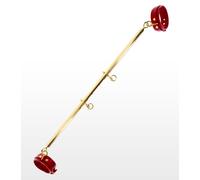 Taboom Spreader Bar with Ankle Cuffs Gold-Red