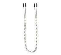 TABOOM Tweezers With Chain Silver Pinzette