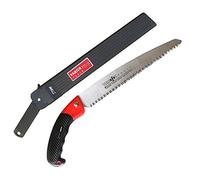 TABOR TOOLS TTS32E Segaccio per potatura, sega da giardino con custodia, sega per taglio rami, lama dritta 250 mm.