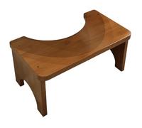 Tabouret De Toilette - Marche Multifonctionnelle Pour Toilette En Bois, Tabouret De Salle De Bain Stable Et Ergonomique Pour Adultes Et Personnes Âgées | Rehausseur De Siège Portable