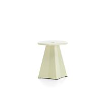 Tabouret Métallique Sgabello Prouvé Blanc Colombe