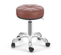 Tabouret pivotant réglable et roulant - Siège hydraulique en Cuir PU pour esthéticiennes, Salons, spas médicaux, cliniques, tatouages, Usage Domestique et professionnel - Design er