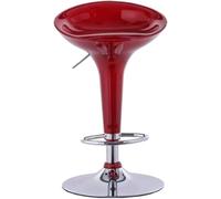 Tabourets de Bar Sans dossier, Hauteur réglable de 60 à 80 cm, pivotants à 360°, Chaise Haute pour Bar, Bistro, Salle à Manger, chaises hautes pour profiter de la Vie (Noir)