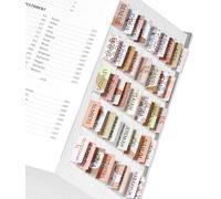 Tabs Bibbia per donne e uomini, linguette della Bibbia laminate per lo studio della Bibbia, grande stampa neutra Tabs Bibbia per una facile navigazione, schede per indice biblico, 66 schede Old & New