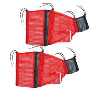 TABSIRAH Borsa per toelettatura per gatti, antigraffio, accessori per il lavaggio dei cuccioli, accessori per il bagno dei gattini, per controlli, saloni, pulizia dei denti, Rosso, Refer to