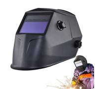 TABSIRAH Casco da saldatura, oscuramento automatico, maschera per saldatore, per smerigliatura, taglio, edilizia industriale, industria automobilistica, lavorazione di metalli, officine di riparazione