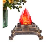 TABSIRAH Lampada antincendio | Decorazione elettrica realistica da campeggio | Luci di Halloween per la camera dei bambini all'aperto Vacanze Notte Indoor Tavolo del Ringraziamento