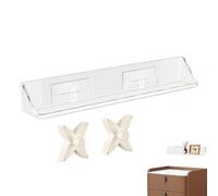 TABSIRAH Mensole galleggianti - Ripiani galleggianti in acrilico da parete - Mensola sospesa trasparente - Mensola sospesa invisibile per bambini per camera da letto, corridoio, biblioteca
