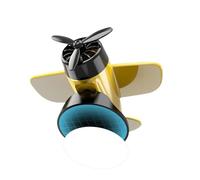 TABSIRAH Ornamenti per auto per cruscotto | Ruota elicottero Decor | Accessori interni ad energia solare per console del veicolo camion posto di lavoro scrivania casa