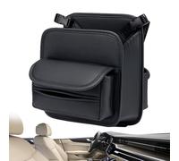 TABSIRAH Portamonete da auto tra i sedili, organizer multifunzionale per sedile auto, organizer per sedile auto, organizer da tasca con cinghia regolabile