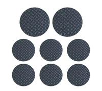TABSIRAH Tappetini per tapis roulant, 8 tappetini antiscivolo per la protezione del pavimento, anti vibrazione, protezione su entrambi i lati, tappetino rotondo per attrezzature fitness per casa e