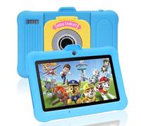 TABTIVI Tablet Bambini 7 Pollici Android, RAM 8 (3+5) GB, ROM 64 GB (TF 128 GB), GMS Certified, Apps Preinstallato, Educativo, Controllo Parentale, WiFi, Kid-Proof Custodia con Supporto Regolabile