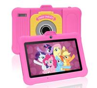 TABTIVI Tablet per bambini da 7 pollici, RAM 3+5, ROM 64 GB (TF CARD 128 GB),Android 13, Google Certificated, Kids Software Pre-Installed, rosa
