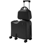 TABU Bagaglio da viaggio con borsa, nero, Medium, Stile 2