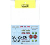 TABU DESIGN 1/20 Tyrrell 004 "LS" Sudafrica 1973 per decalcomania EBBRO TABU2...