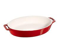 Tabuleiro oval 29cm da Staub - Vermelho