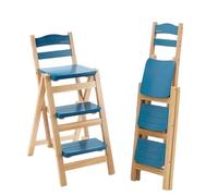 Taburete plegable madera y silla escalera biblioteca taburete liro y portátil 3 escalones para el hogar cocina bar jardín baño soporte exhibición almacenamiento