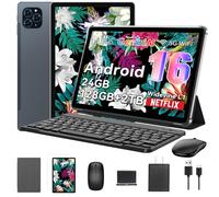 TABWEE Android 16 Tablet con Tastiera e Penna, Gemini AI, Display FHD da 11 Pollici, 24GB RAM + 128GB RAM/ 2TB TF, 13MP, 8000mAh, Widevine L1, 5G WiFi, GPS, Face ID, Tablet in Offerta