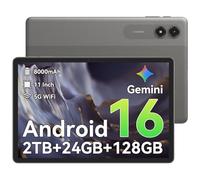 TABWEE T50 Tablet 11 Pollici Android 16-24GB RAM + 128GB ROM (2TB TF), 8000mAh, Display 90 Hz, Tablet PC Unisoc T7250 Octa Core, 13MP+8MP, WiFi 5G/Widevine L1/GPS/Gemini AI/OTG