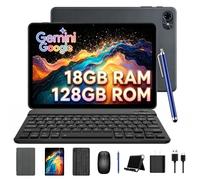 TABWEE Tablet con Tastiera e Penna, 18 GB RAM+ 128GB ROM (2 TB TF) | Ideale per lo Studio dei Bambini, Tablet in Offerta 10 Pollici, Android 15, 6000 mAh, Gemini AI, GPS (Garanzia di 4 Anni)