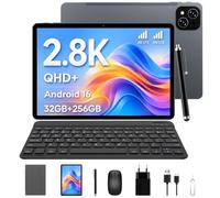 TABWEE Tablet in Offerta con Tastiera, 2.8K QHD+, 32GB + 256GB | 11.5 Pollici Tablet con Sim, Android 16, 8000 mAh, 13 MP+8 MP, Widevine L1, Gemini AI, GPS (Garanzia di 4 Anni)