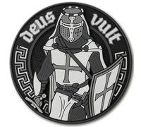 м-tac Deus Vult Crusader PVC 3D morale patch & tattico militare esercito gomma N-5923 C