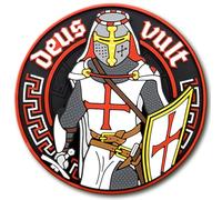 м-tac Deus Vult Crusader PVC 3D morale patch & tattico militare esercito gomma Sandali Adventure Seeker, punta chiusa - T - Bambini