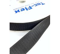 Tac-Flex Nero 30mm Ampio a Strappo / Rip & Impugnatura Solo Gancio Lato 50cm