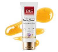 TAC - The Ayurveda Co. 7% Kumkumadi Face Wash for Visibly Glowing Skin, Face Cleanser with Saffron Removes Excess Oil & Dust, for All Skin Types - 100 ml