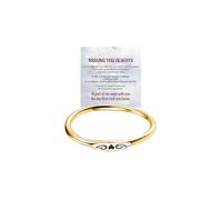 TACBSP Per commemorazione, anello a forma di cuore con ala d'angelo, anello in acciaio inox con piccolo cuore con ali, anello Missing You Forever, anello con ali d'angelo, gioielli commemorativi per