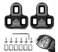 Tacchette Compatibili con Look Keo, Set da 6 Pezzi 3 Fori in TPU, Tacchette Grigie Antiscivolo per Pedali Bici da Corsa, Regolabili e Resistenti, per Blade 2 Max Classic 3 Easy