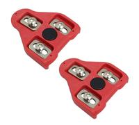 Tacchette per Pedali Antiscivolo Compatibili con Look Delta e Peloton, Bike Cleats Set, Tacchetti per Sistema Pedale Flessibilità Laterale a 9°, Materiale Resistente in TPU, Kit per Bici da Corsa