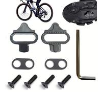 Tacchette per Pedali,Tacchette Bici,Tacchette per Pedali Mtb,Tacchette Bici da Corsa,Coppia di Piastre per Scarpe Cleats,Cycling Pedals Cleat per SPD,Set di Piastre per Scarpe