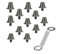 Tacchetti Aluminium Calcio M5, 12 Pezzi Tacchetti Calcio per tacchetti di ricambio Nike, per Ferro Avvitabili Allenamento Atletico