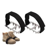 Tacchetti Da Ghiaccio - 2 Pezzi Di Punte In Acciaio Resistenti, Dimensioni In Flessibile | Tacchetti Da Escursionismo | Pinze Per Neve Su Ghiaccio Per Camminare, Correre, Sentieri All'aperto, Si