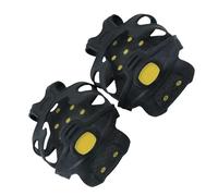 Tacchetti da ghiaccio, 21,5 cm, antiscivolo, impugnature in gomma TPE, con tacchetti in tungsteno, per stivali, escursionismo, pesca, arrampicata, alpinismo, copertura del tetto, neve, fango