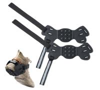 Tacchetti da ghiaccio - copriscarpe da trazione, antiscivolo per ghiaccio, attrezzatura di sicurezza invernale | Tacchetti per passeggiate, sentieri escursionistici, pendolari, lavori all'aperto