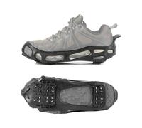 Tacchetti da ghiaccio per scarpe - Calzature con presa invernale, 24 denti, tacchetti da neve | Backpacking, arrampicata, passeggiate, uomini, donne, adulti, adolescenti, escursioni invernali