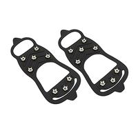 Tacchetti da trazione per ghiaccio con punta antiscivolo, 1 paio di ramponi per unghie da camminata sulla neve all'aperto a 8 denti Antiscivolo Scarpe da ghiaccio Coperture per (M)