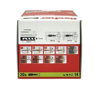 Tacchetti Fischer DuoPower 538244 Ø 14 x 70 mm nylon (20 unità) NEW