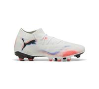 Puma Scarpe da Calcio Unisex Future 8 Match Fg/AG, Puma Bianco Puma Nero Rosso Brillante, 42 EU