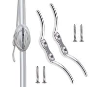 Tacchetti per corda, facili da installare, accessori compatti, per ponti | Tacchetti affidabili da 10,2 cm: con una dimensione funzionale di 10,2 cm, questi tacchetti da barca offrono un'affidabilità