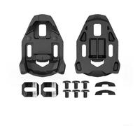 Tacchetti per pedali per bici da strada compatibili con Xpresso, per Xpro e Time Systems, 0/5 gradi di galleggiamento, materiale composito P TPU, nero, 9,2 x 6,5 cm (A-0°)