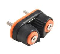 Tacchetto a camma con cuscinetti a sfera, passacavo in corda di nylon per vela, materiale composito, alta capacità di carico, meccanismo di sgancio rapido, ideale per kayak e attività all'aperto S