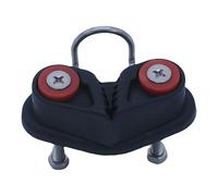 Tacchetto da camma marino, in nylon nero, accessorio per barca resistente, supporto versatile, dispositivo di fissaggio sicuro, attrezzatura per kayak, canoa, vela, fitness, montaggio a ponte