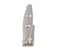 Tacchetto in acciaio inossidabile 316 resistente, per barche marine, affidabile tacchetta da ormeggio con fori preforati, adatta per varie configurazioni di attracco (12,7 cm)