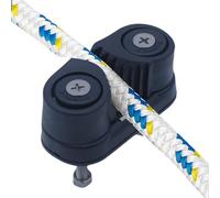 Tacchetto per kayak, morsetto in nylon resistente con cuscinetti a sfera, tacchetto per kayak, barche a vela e accessori marini, supporto nero per corde da 0,3-1,2 cm o 0,3-0,6 cm, morsetto affidabile