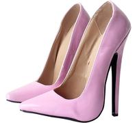 Tacchi Alti 18cm Punta A Punta Tacchi Sottili Festa di Nozze Estate Unisex, Pink, 42 EU