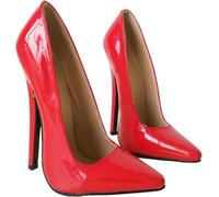 Tacchi Alti 18cm Punta A Punta Tacchi Sottili Festa di Nozze Estate Unisex, Red, 37 EU